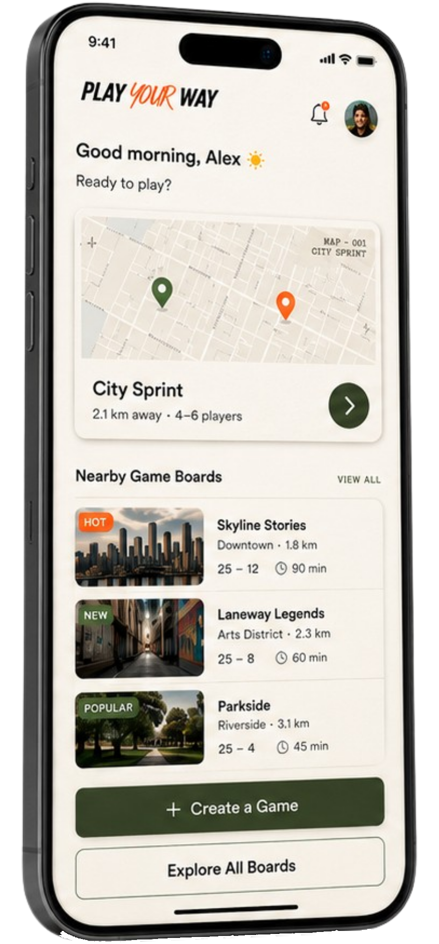 Play Your Way app preview